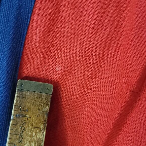 Sail to Sable- Women's Red Sleeveless Classic Tunic- 55% Linen- size Large - Picture 6 of 8